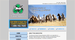 Desktop Screenshot of equineappraiser.com